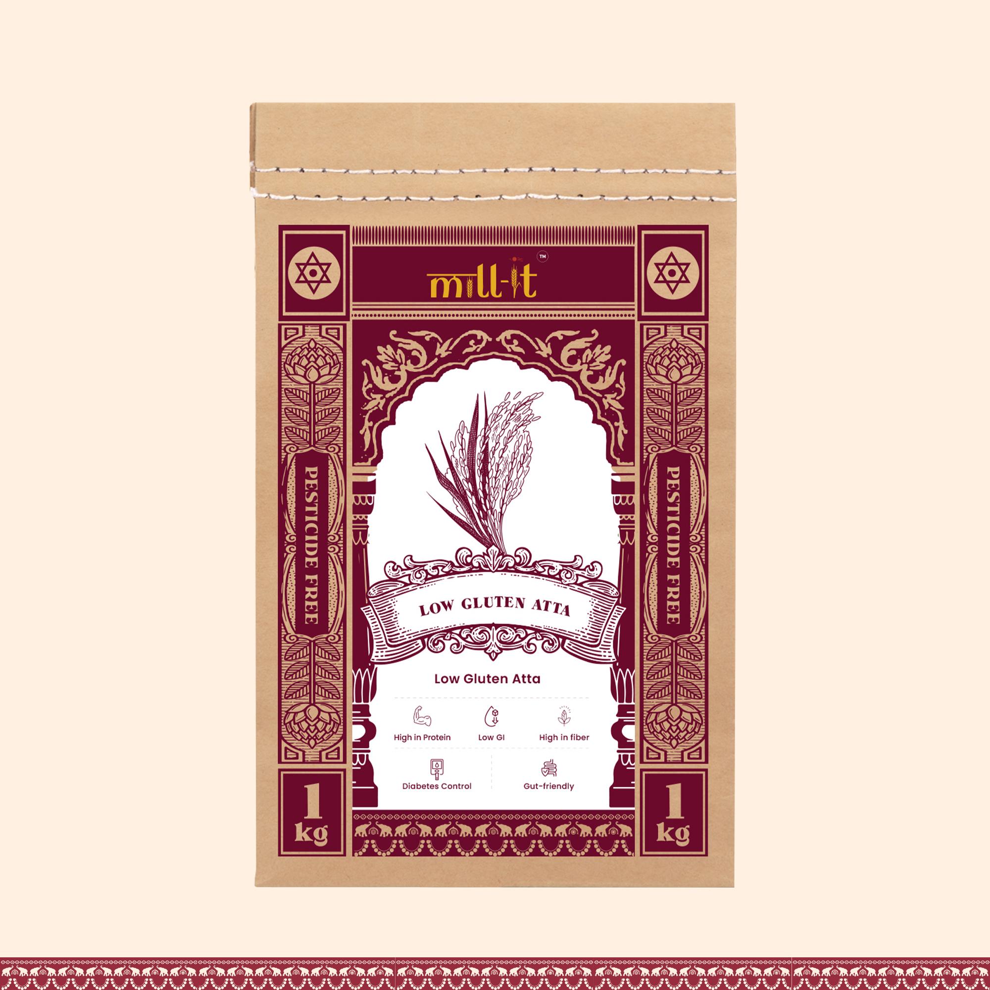 Low Gluten Multigrain Atta-1kg