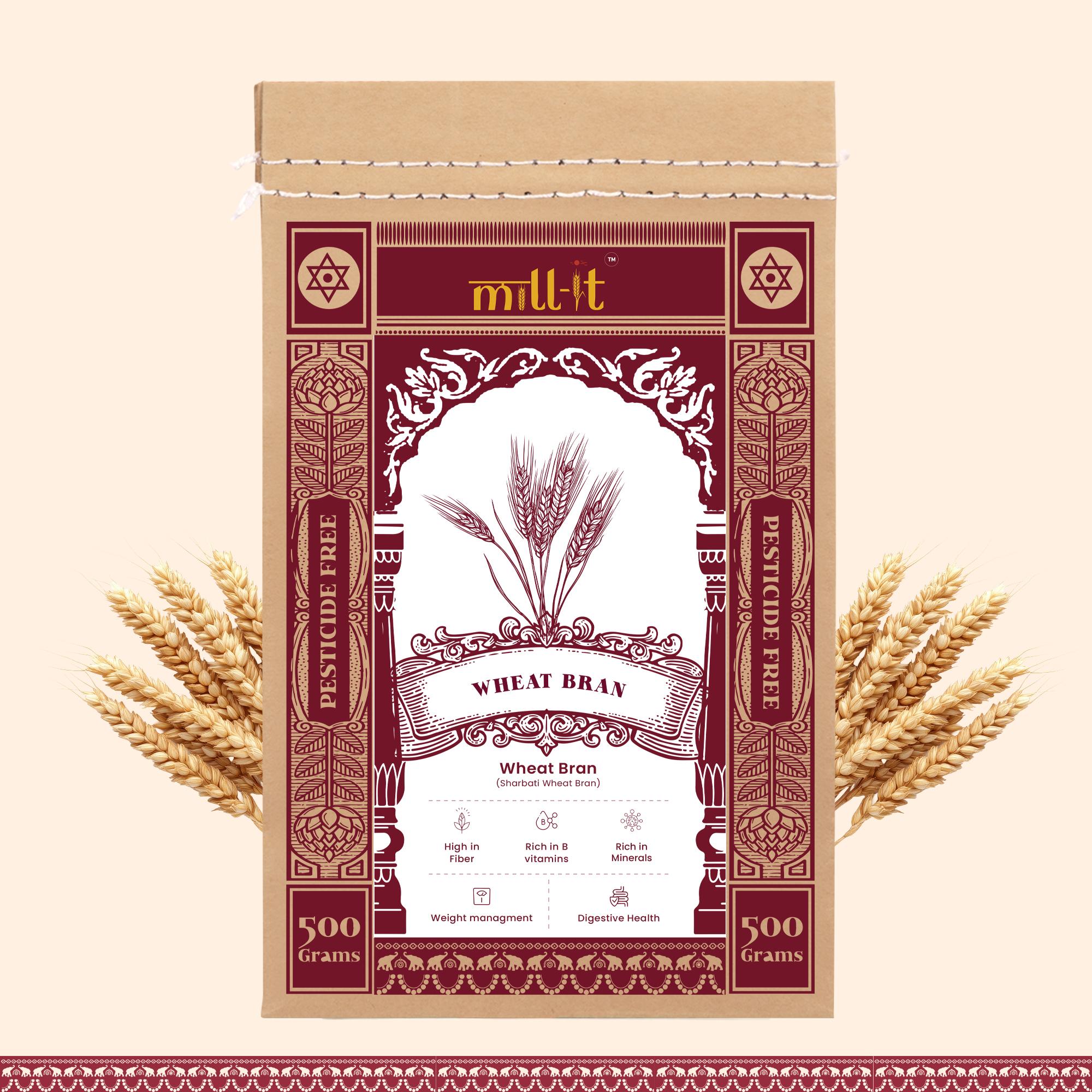 Sharbati Wheat Bran - 500gm