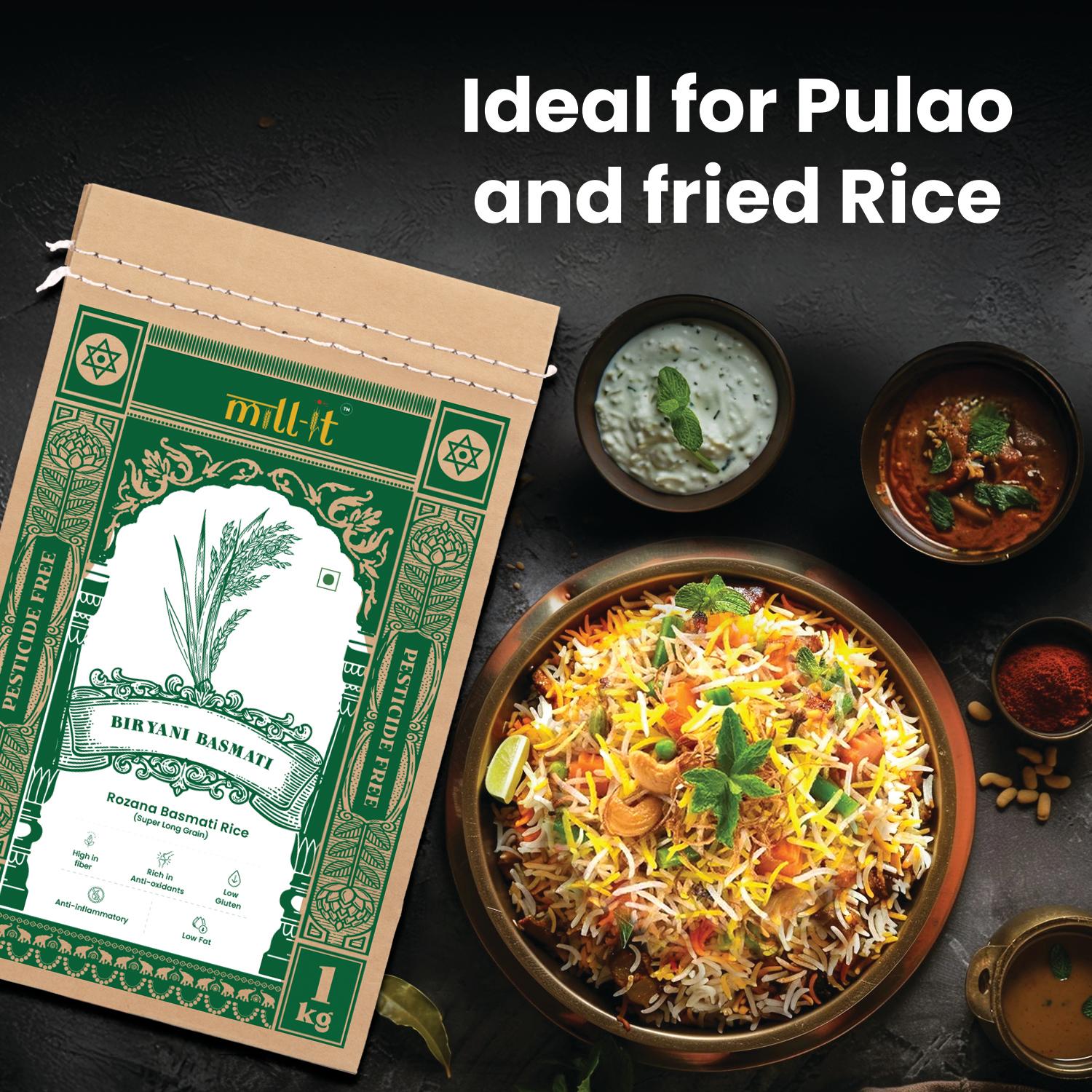 Royal Biryani Basmati Rice - 1 kg thumbnail 6