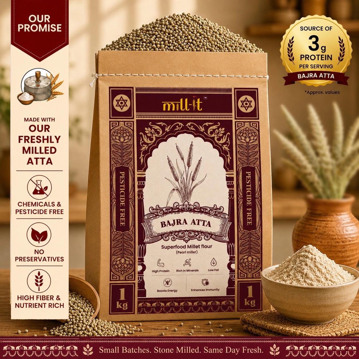 Bajra Atta - 1 kg
