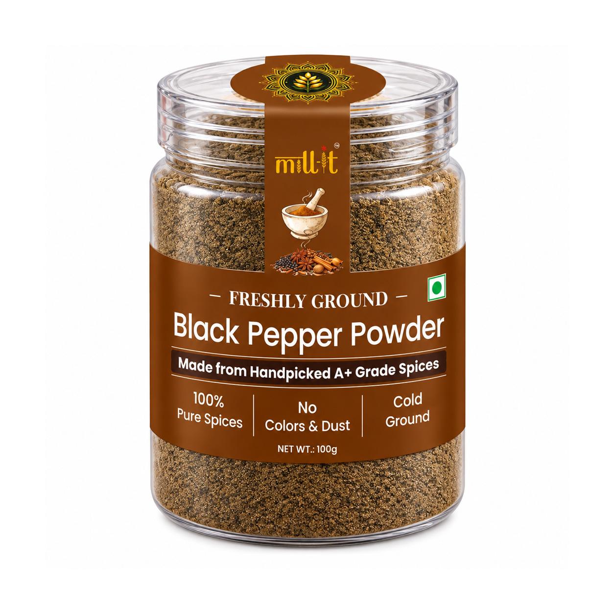 Black Pepper Powder -100 gm thumbnail 2