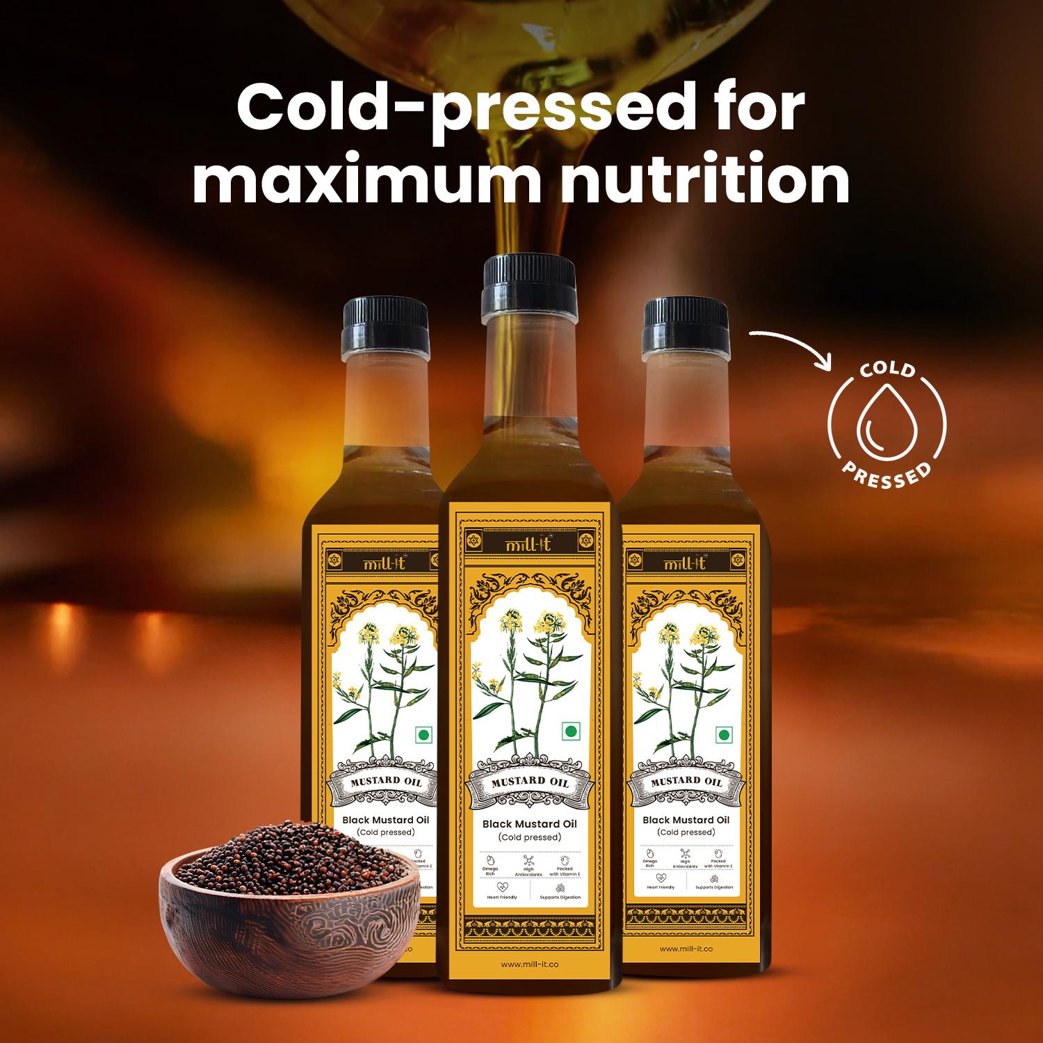 Cold - Pressed Black Mustard Cooking Oil thumbnail 4