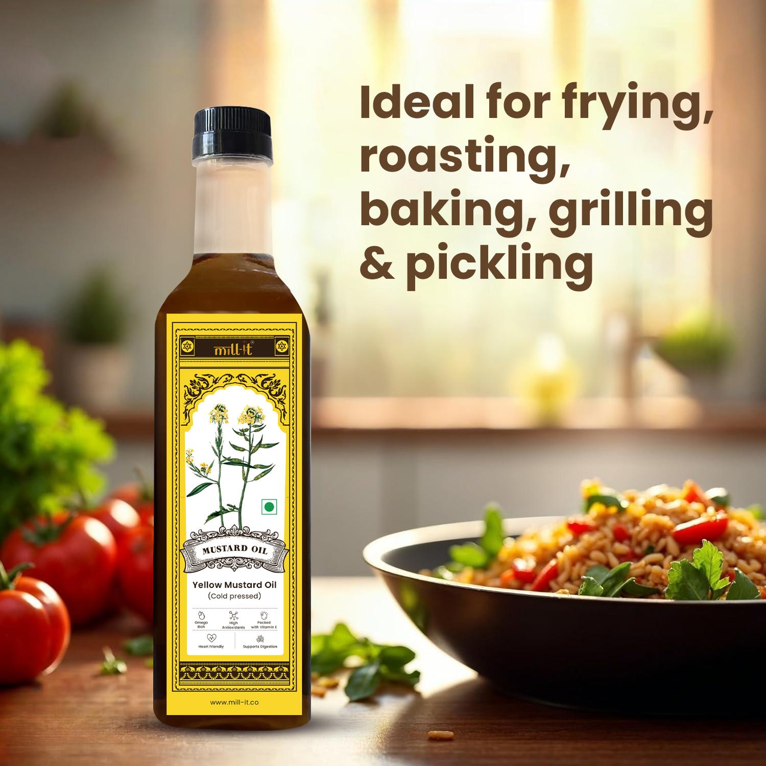 Cold - Pressed Yellow Mustard Cooking Oil thumbnail 4