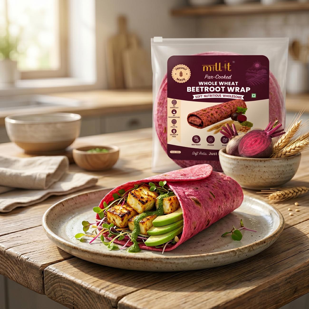 Par-Cooked Beetroot Wrap thumbnail 2