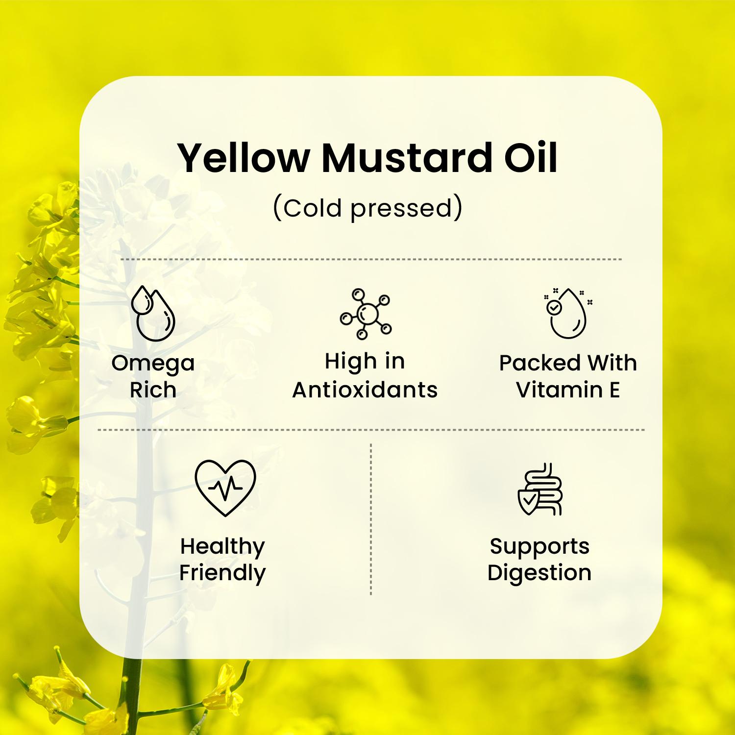 Cold - Pressed Yellow Mustard Cooking Oil thumbnail 5