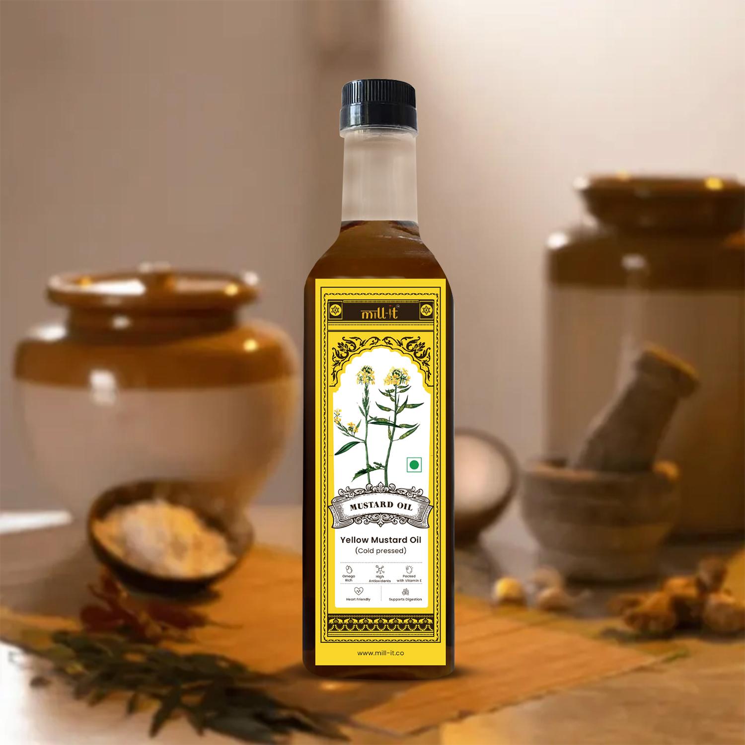 Cold - Pressed Yellow Mustard Cooking Oil