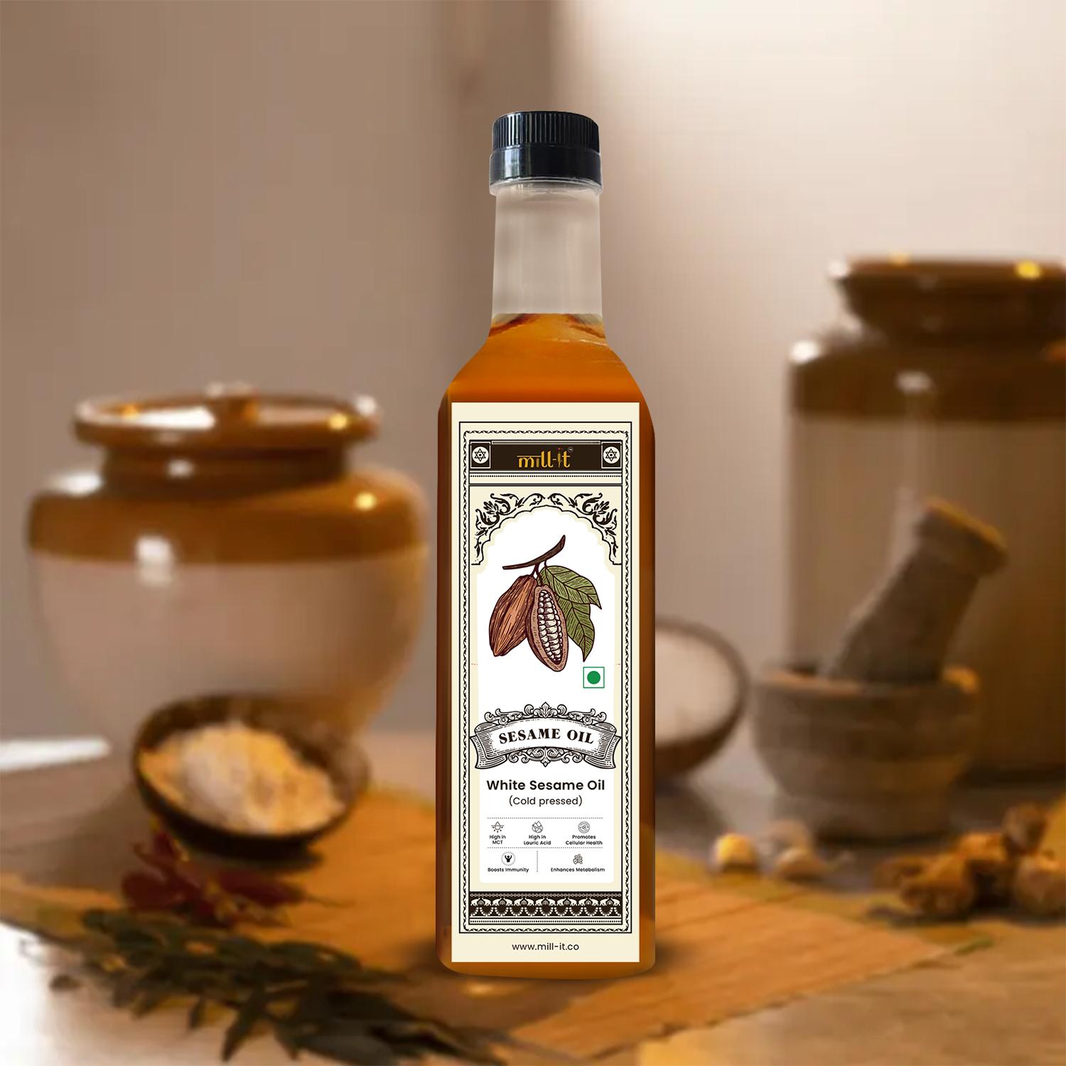 Cold - Pressed Sesame Cooking Oil