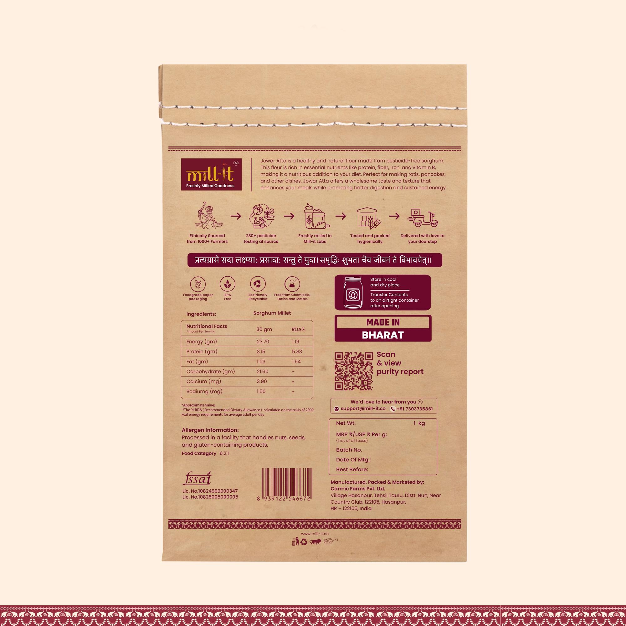 Jowar Atta - 1 kg thumbnail 7