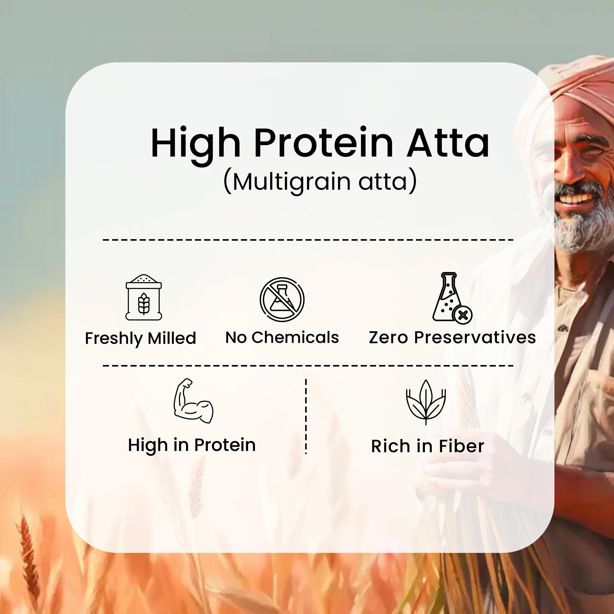 Buy 1 Kg High Protein Atta Get 1 Free thumbnail 4
