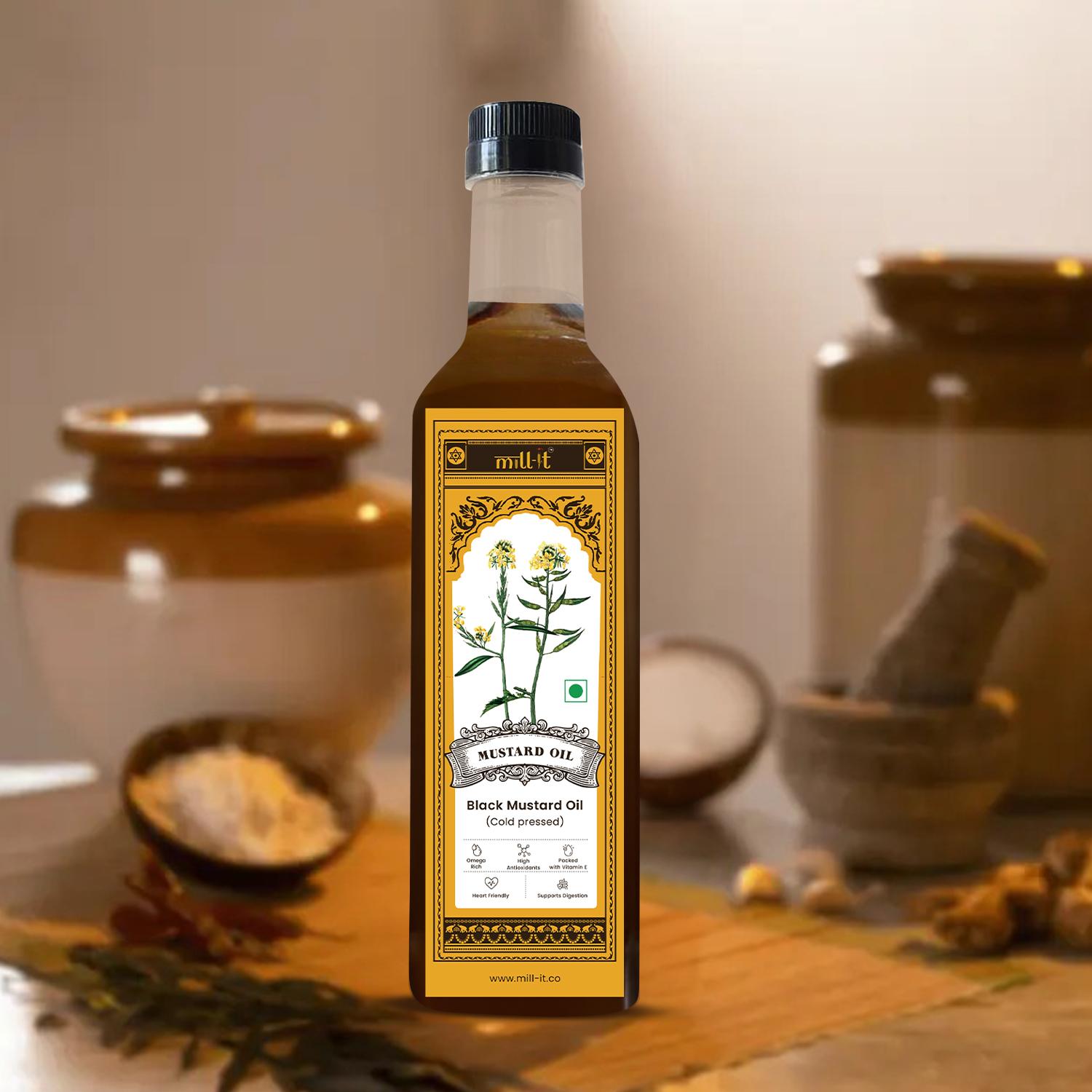 Cold - Pressed Black Mustard Cooking Oil