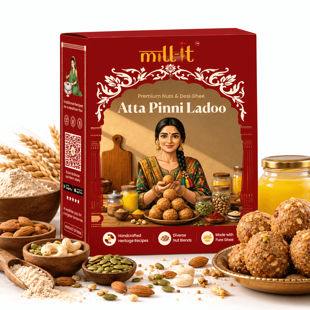 Atta Pinni Laddoo