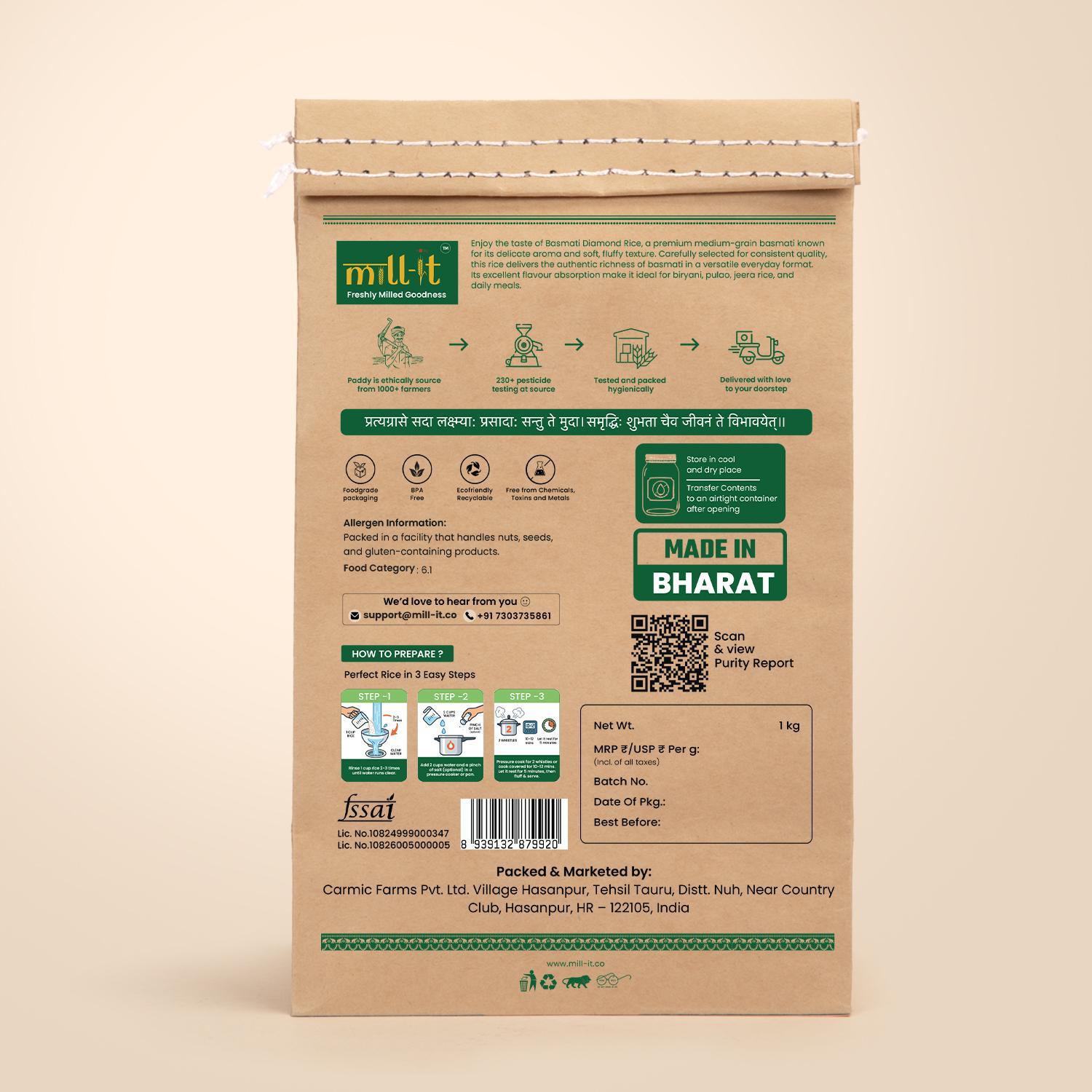 Rozana Basmati Diamond- Raw Rice thumbnail 7