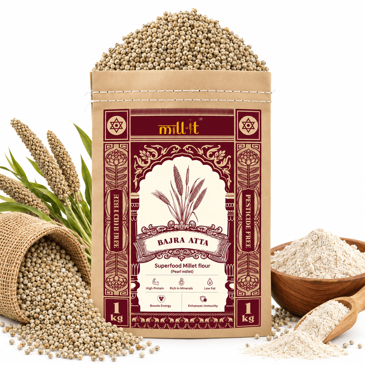 Bajra Atta - 1 kg