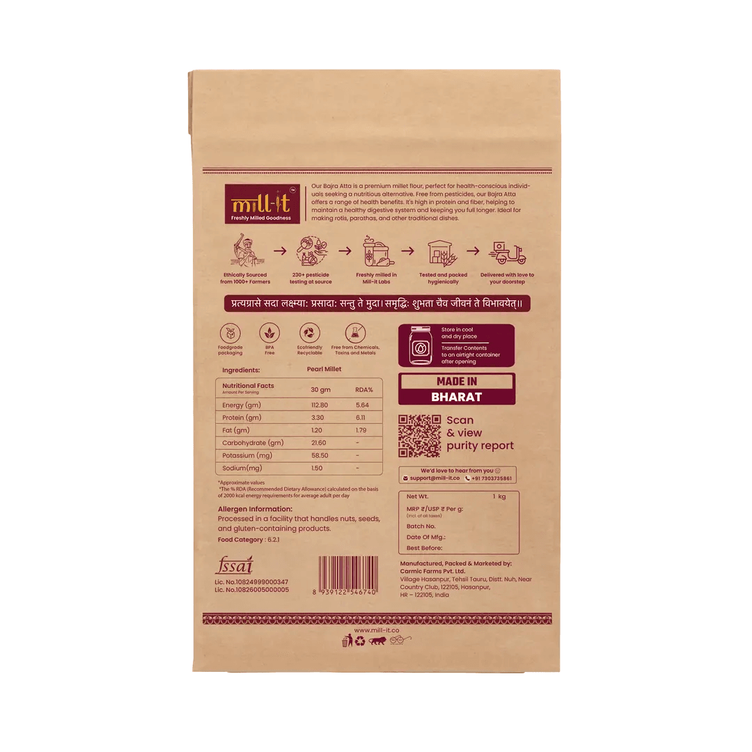 Bajra Atta - 1 kg thumbnail 7