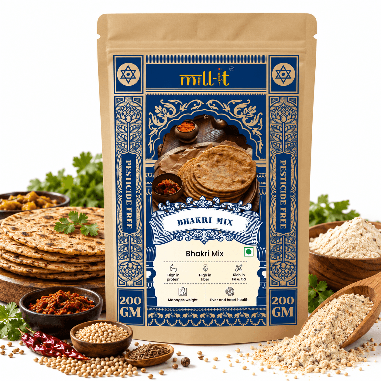 Gujarati Bhakri Premix
