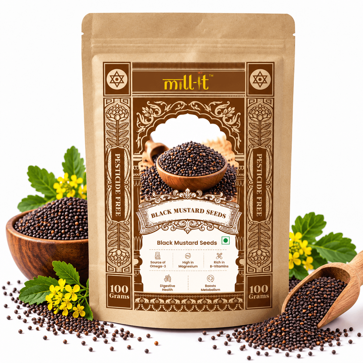 Black Mustard Seeds - 100gm