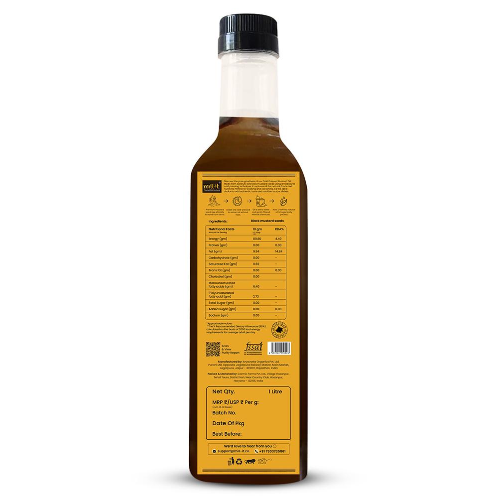 Cold - Pressed Black Mustard Cooking Oil thumbnail 6