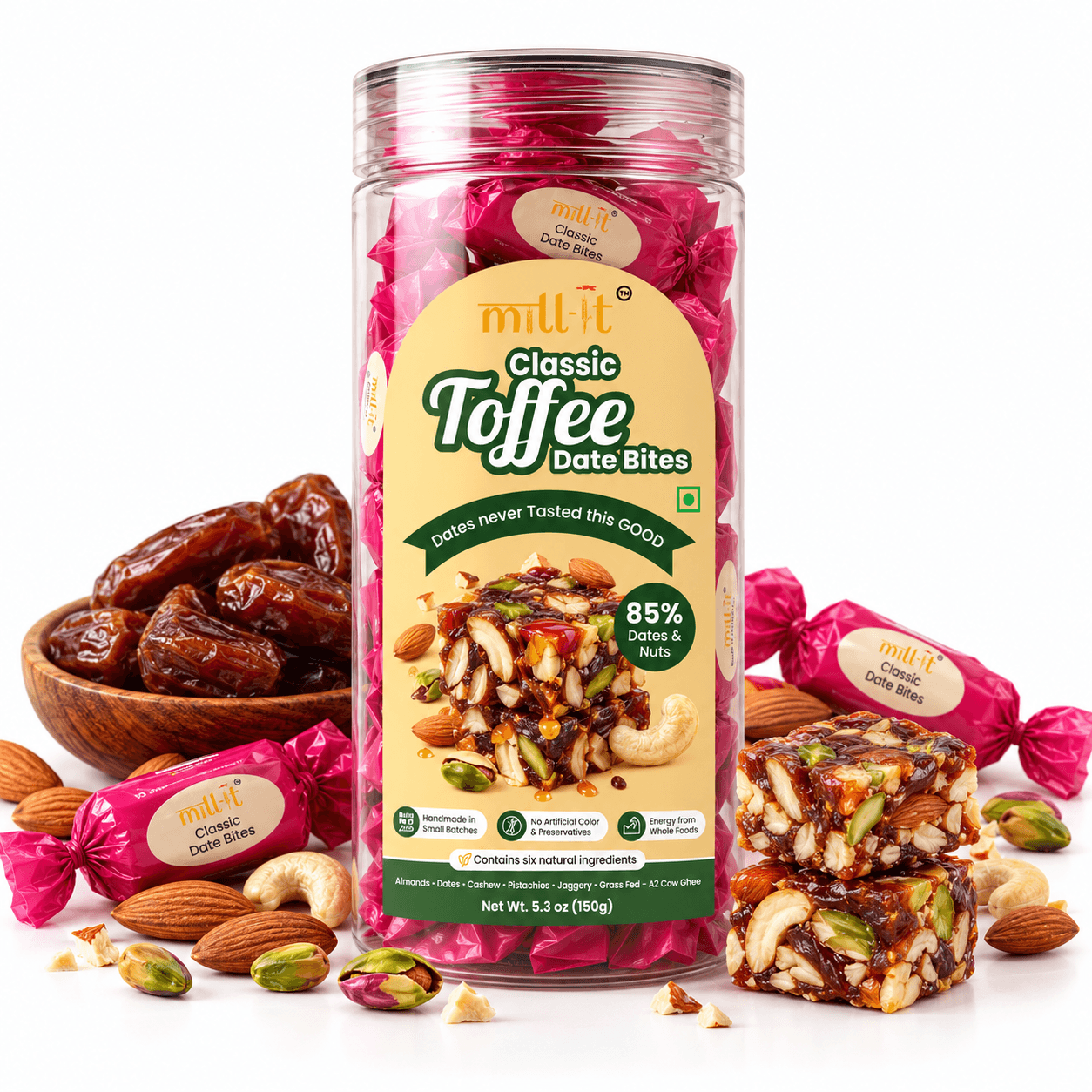 Classic Toffee Date Bites