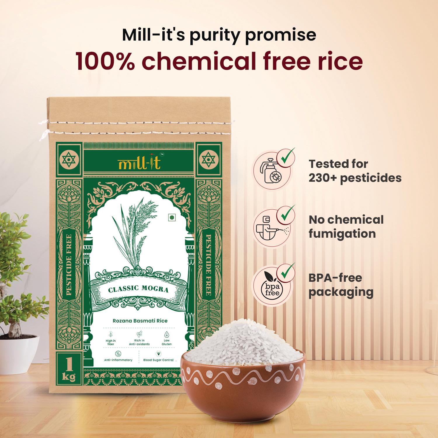 Rozana Classic Basmati Mogra- Raw Rice thumbnail 3