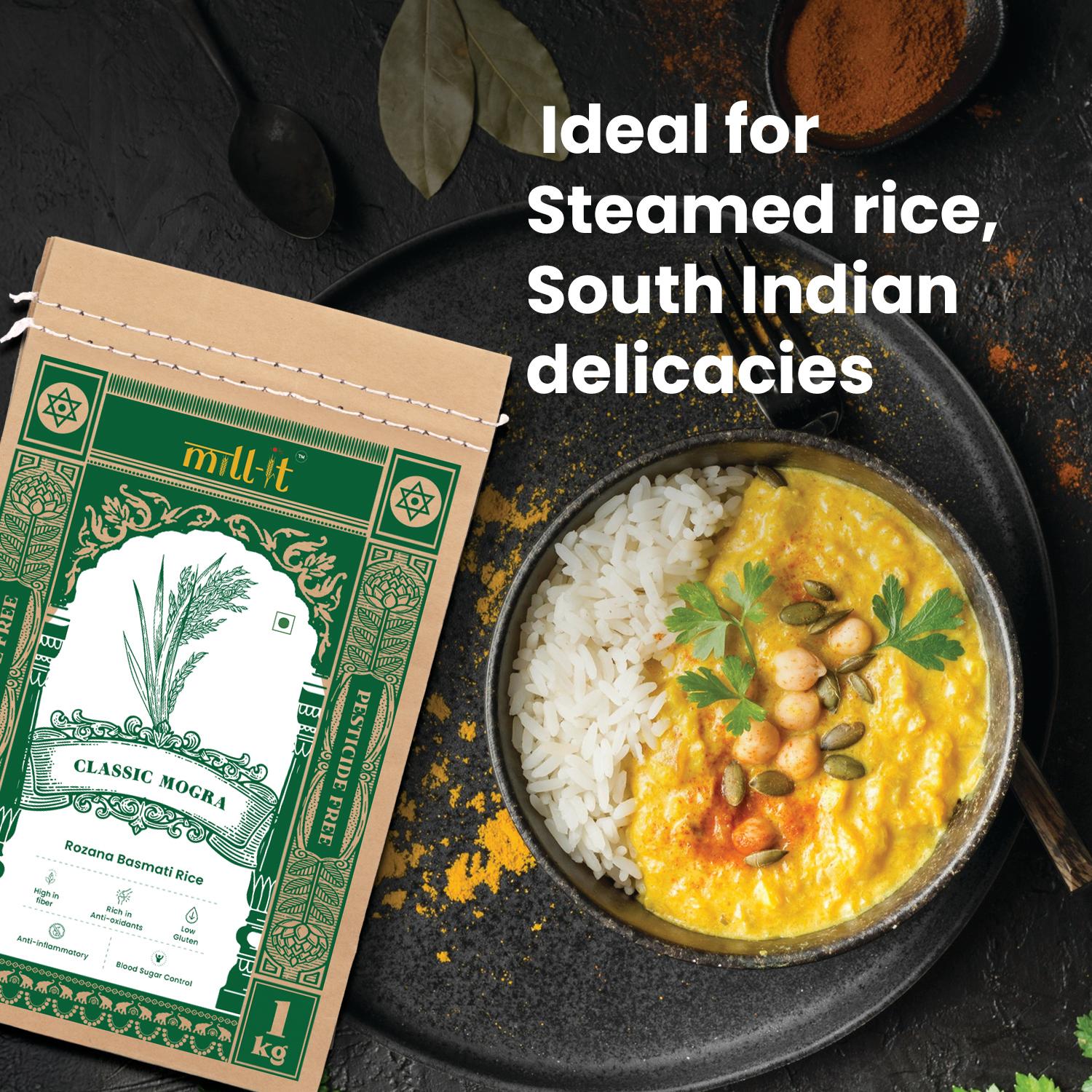 Rozana Classic Basmati Mogra- Raw Rice thumbnail 2