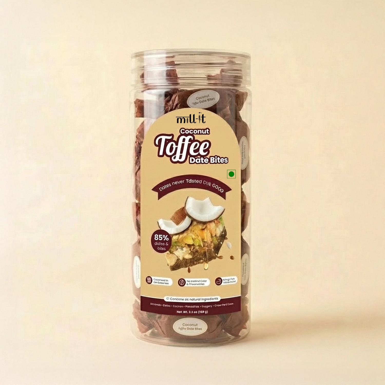 Coconut Toffee Date Bites