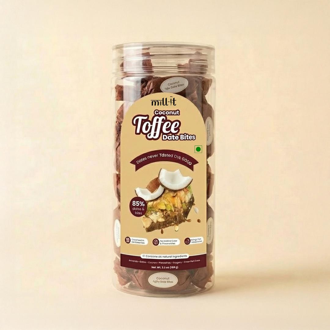 Coconut Toffee Date Bites
