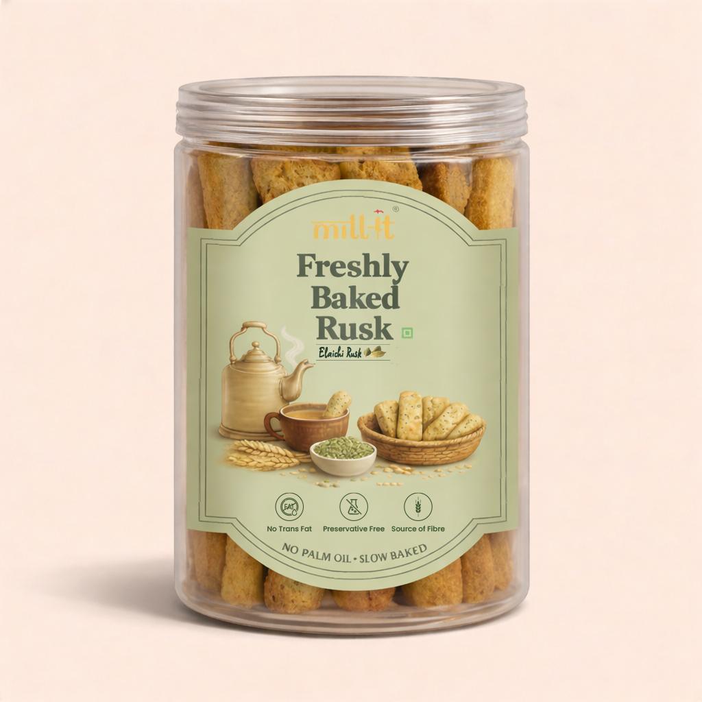 Freshly Baked Elaichi Rusk