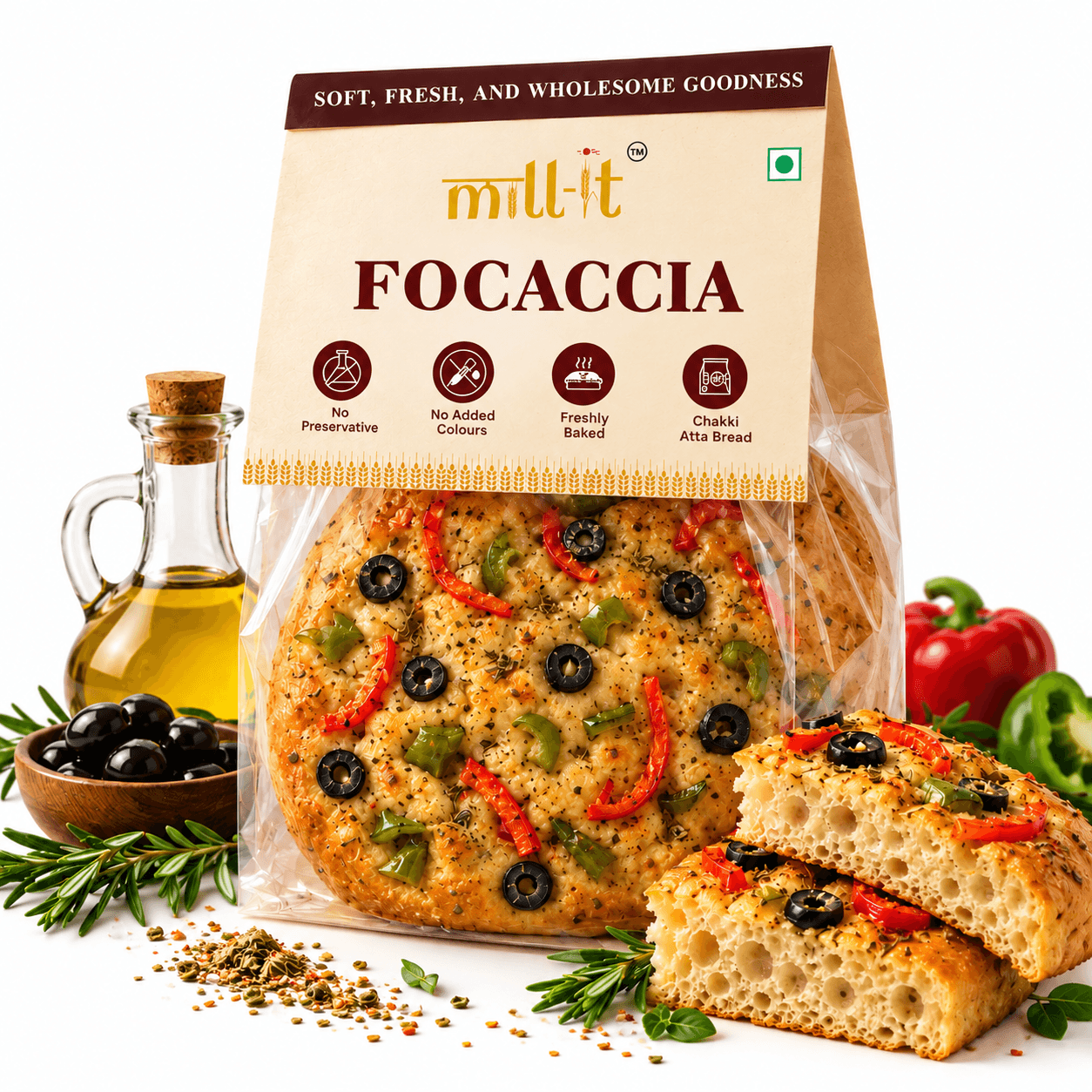 Freshly Baked Focaccia Bread