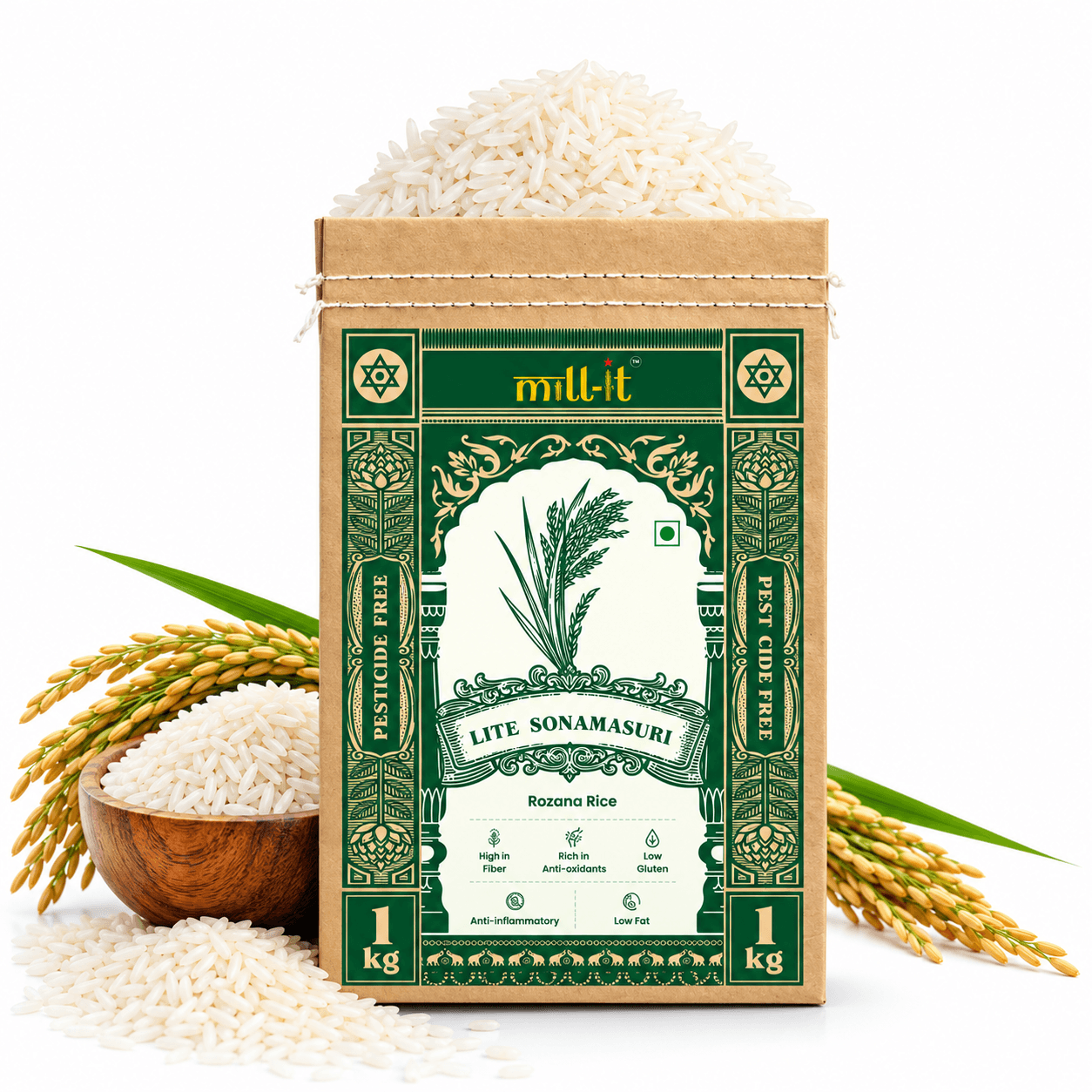 Rozana Sonamasuri Rice - 1 kg