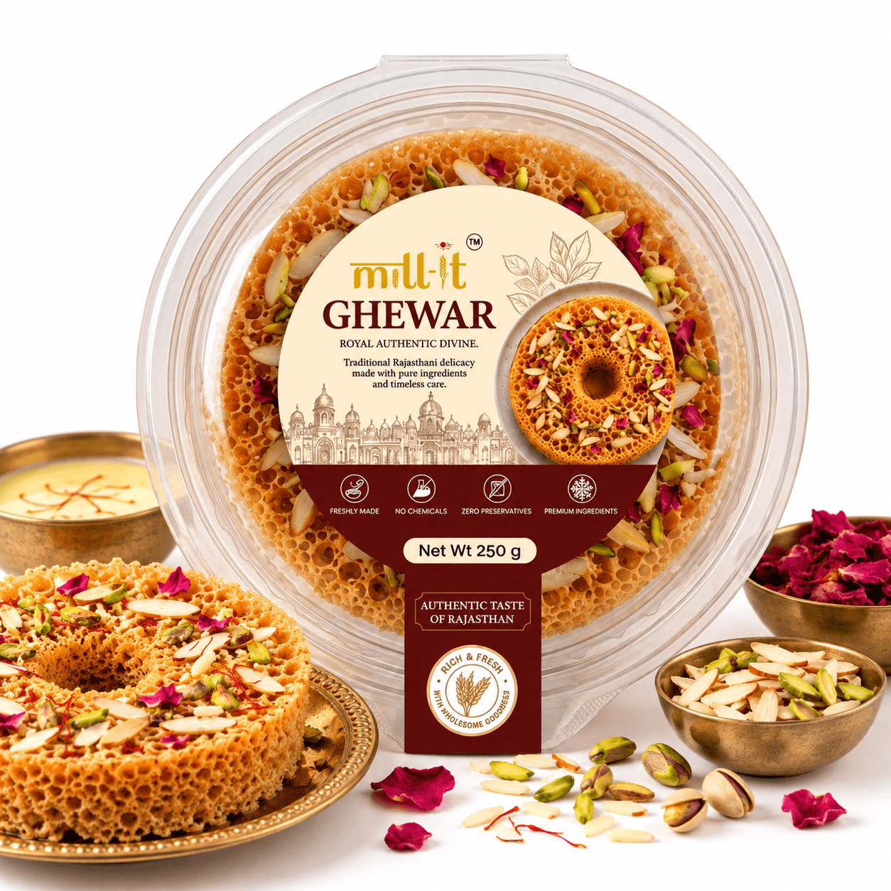 Free 100 Gms Ghewar on 1ltr A2 Ghee thumbnail 8
