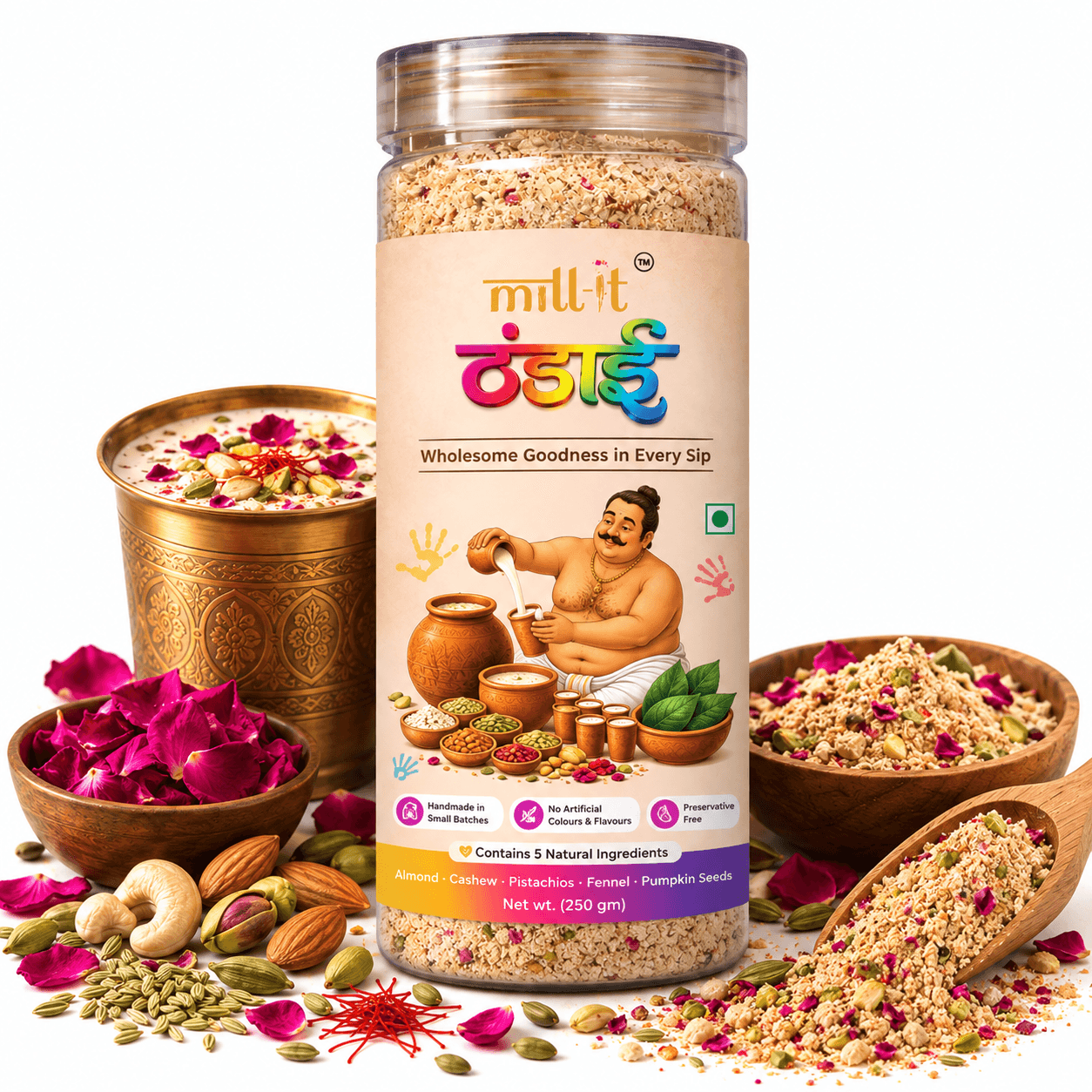Gulab Thandai Premix