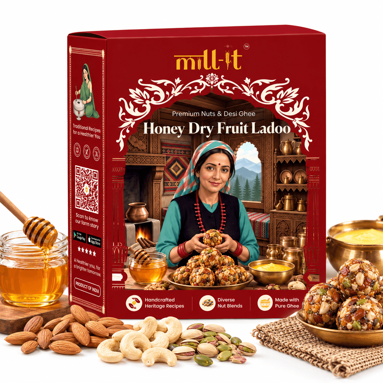 Honey Dry fruit Laddoo