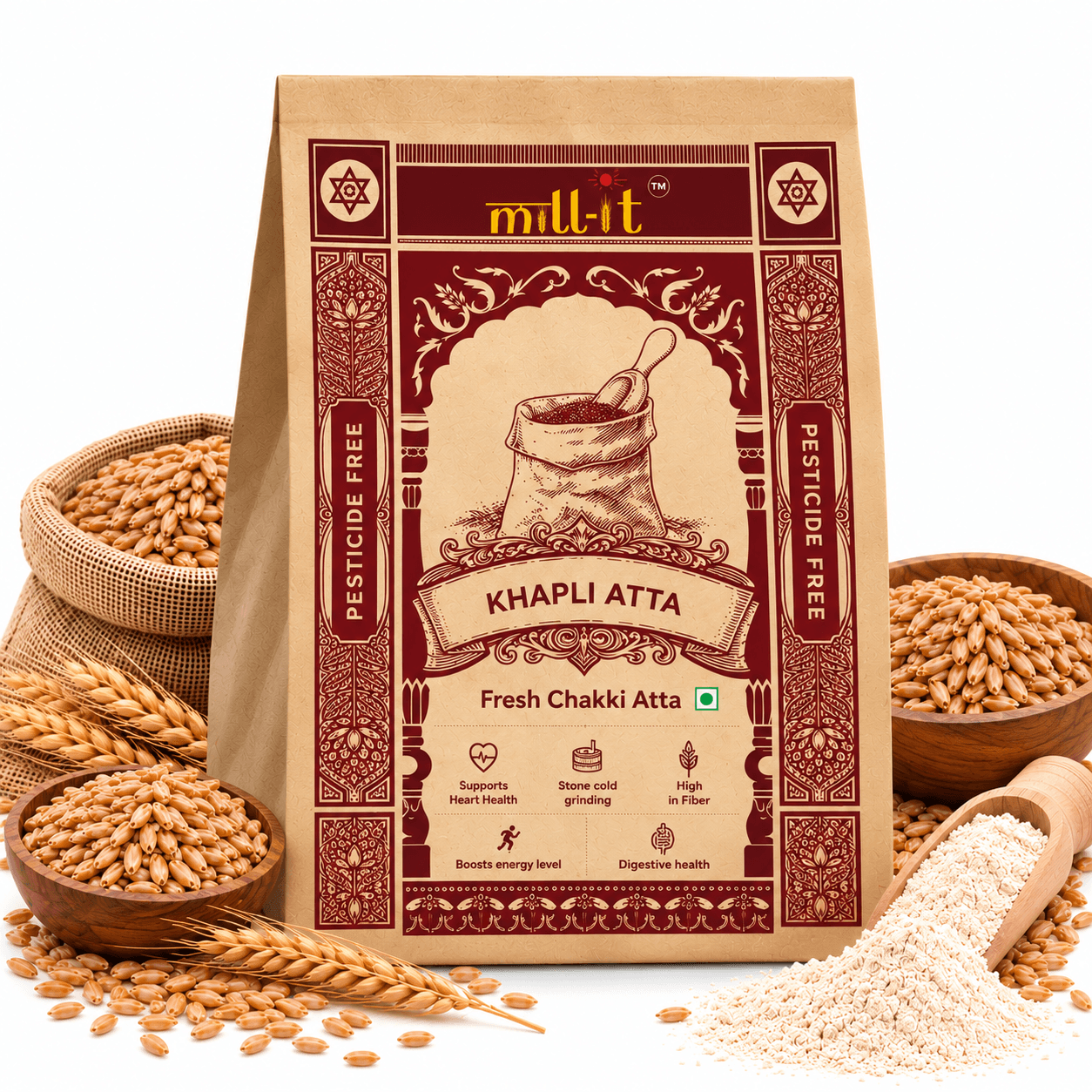 Khapli/Emmer Wheat Atta