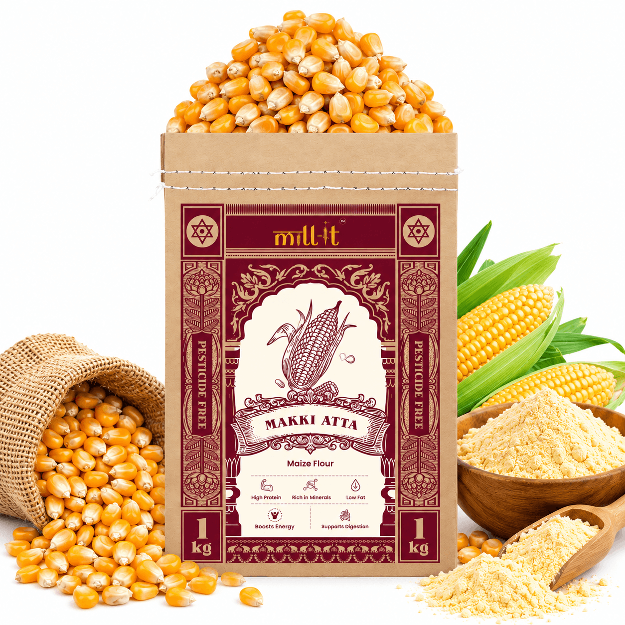 Makki Atta - 1 kg