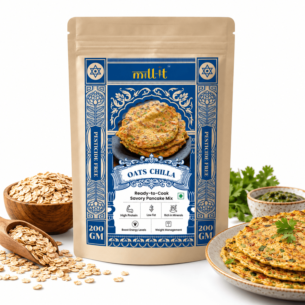 Oats Chilla - 200 gm