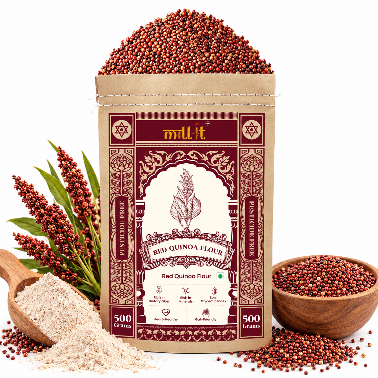 Red Quinoa Atta - 500gm