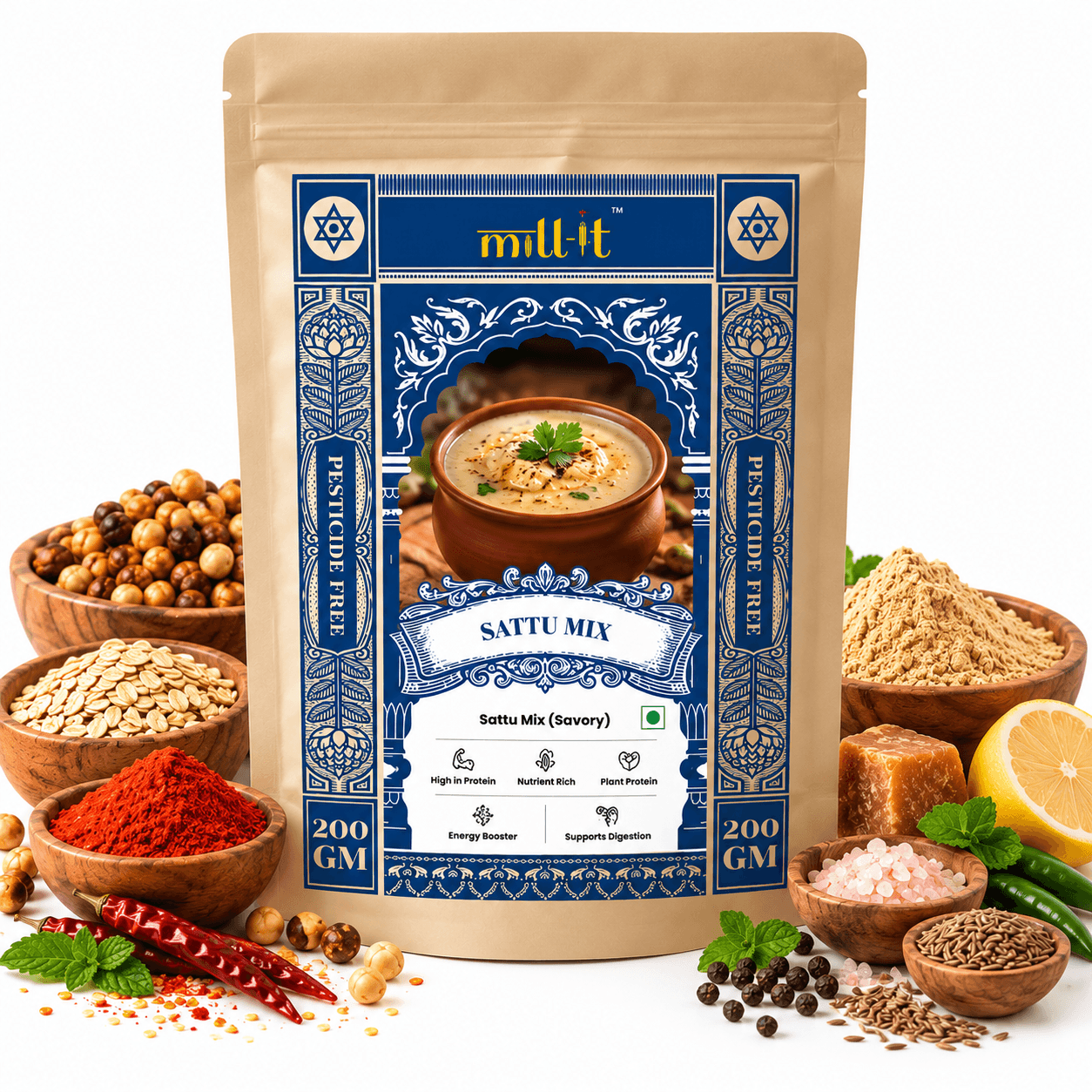 Sattu Mix (Savory) - 200 gm