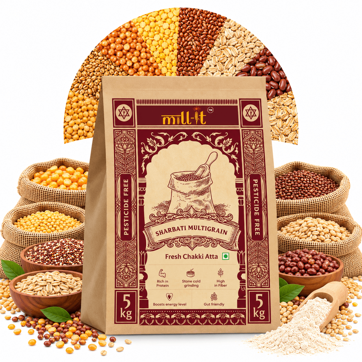 Sharbati Multigrain Atta