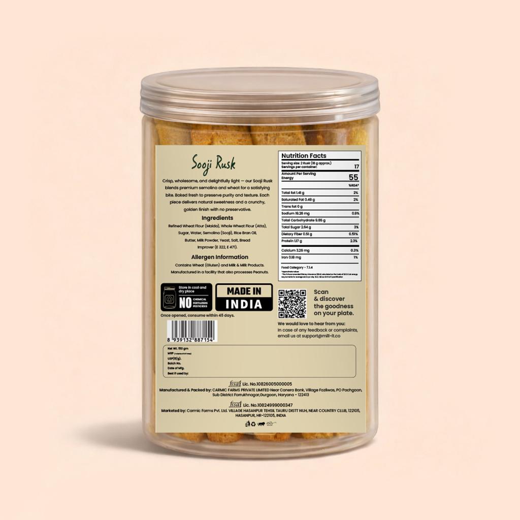 Freshly Baked Sooji Rusk thumbnail 2