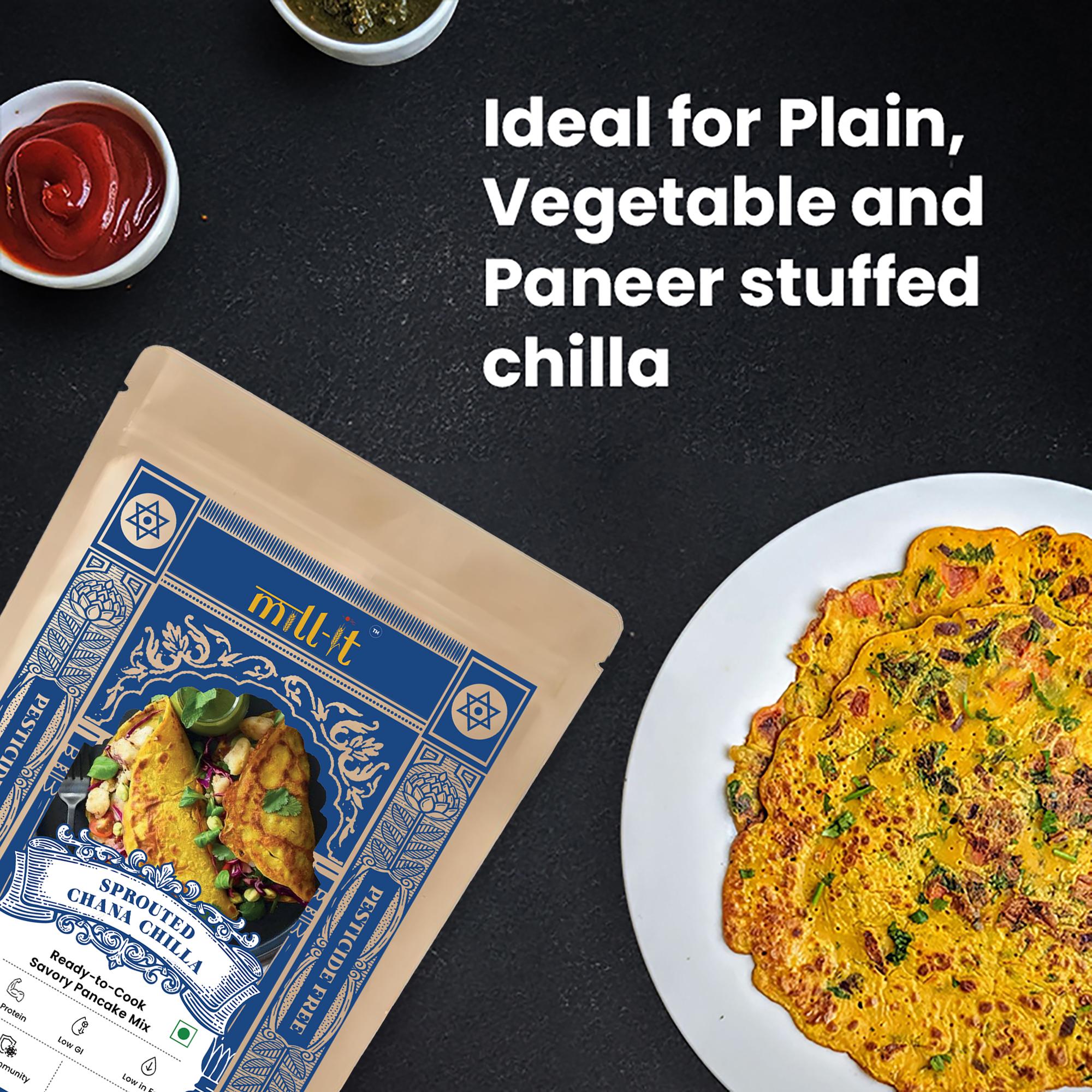 Sprouted Chana Chilla - 200 gm thumbnail 3