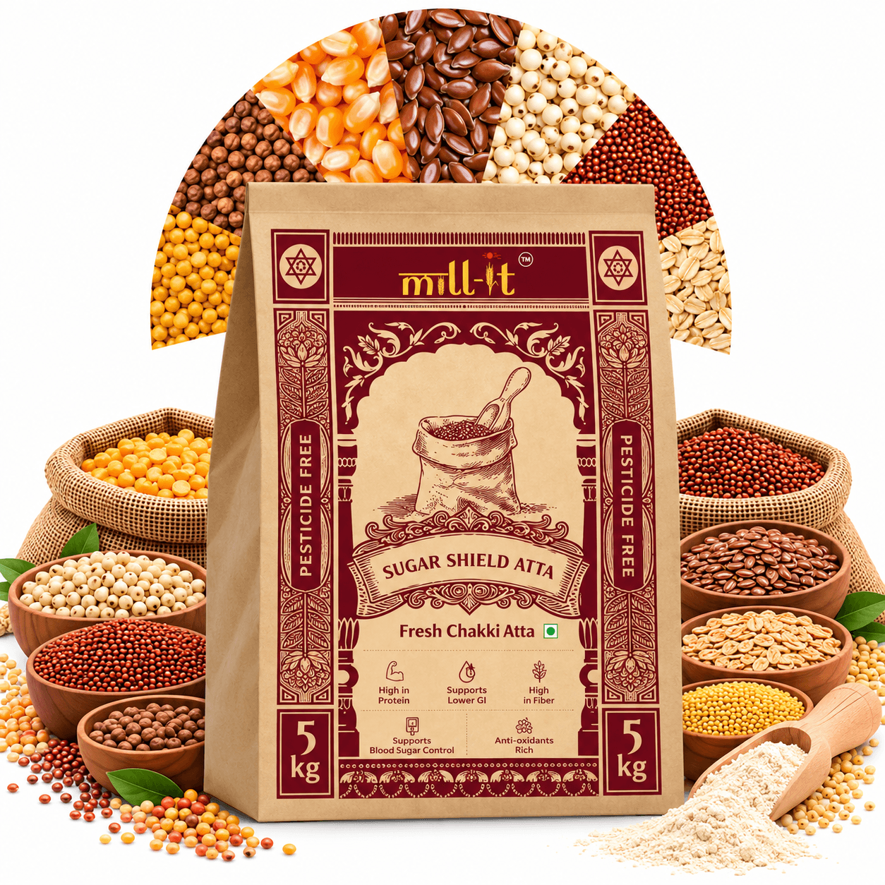 Sugarshield  Multigrain Atta (Khapli)