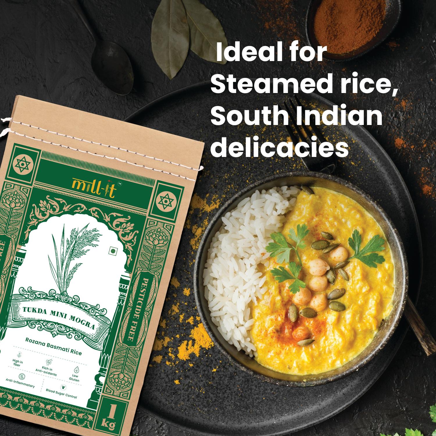 Tukda Mini Mogra Basmati- Raw Rice thumbnail 3