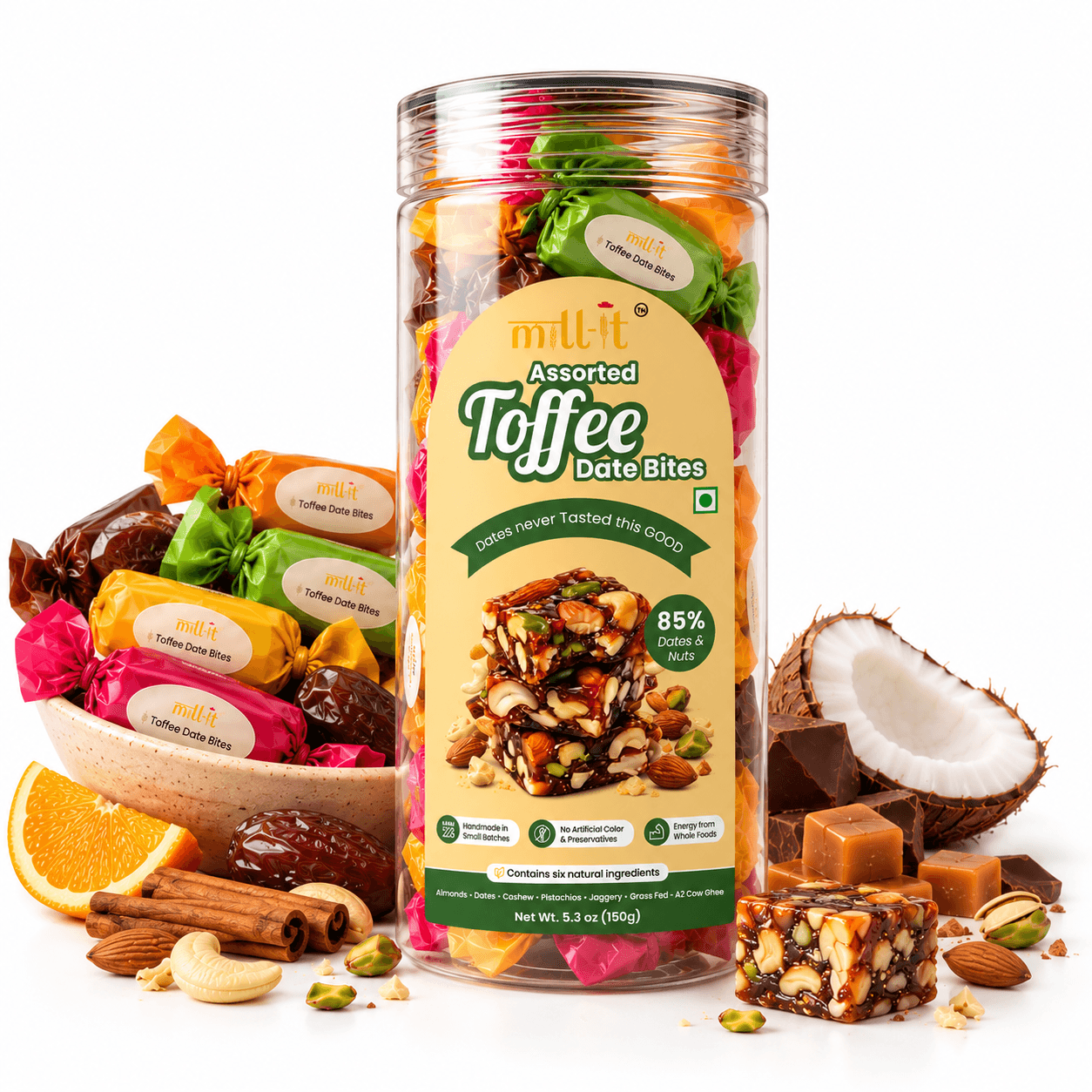 Assorted Toffee Date Bites
