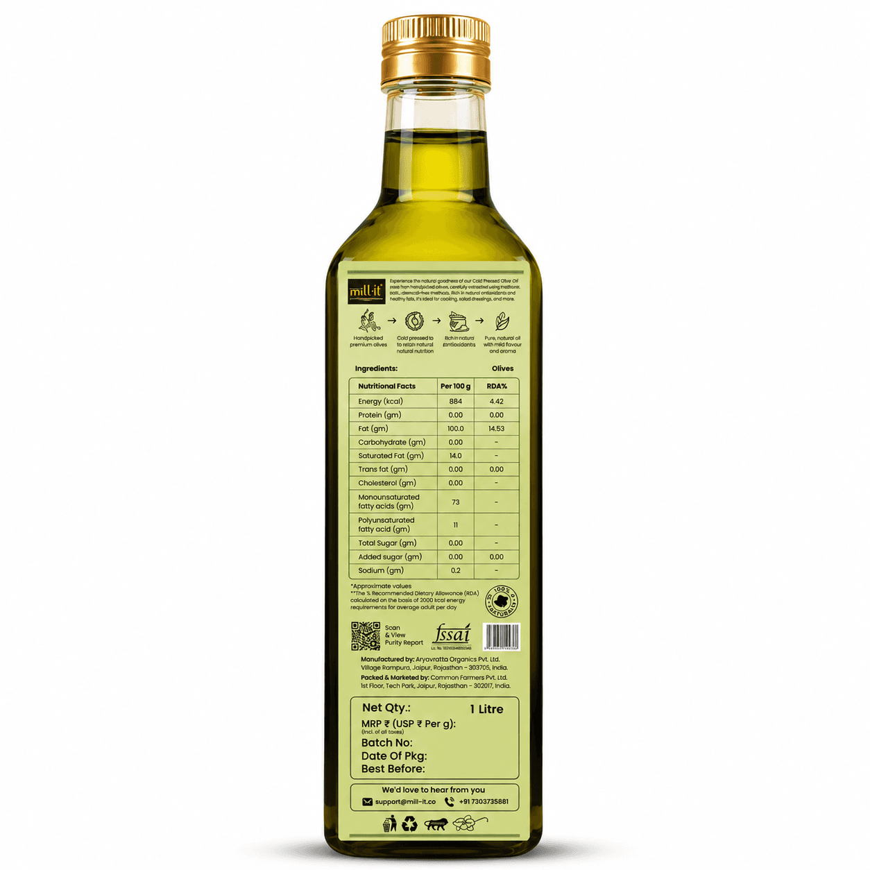Cold - Pressed Extra Virgin Olive Oil thumbnail 5