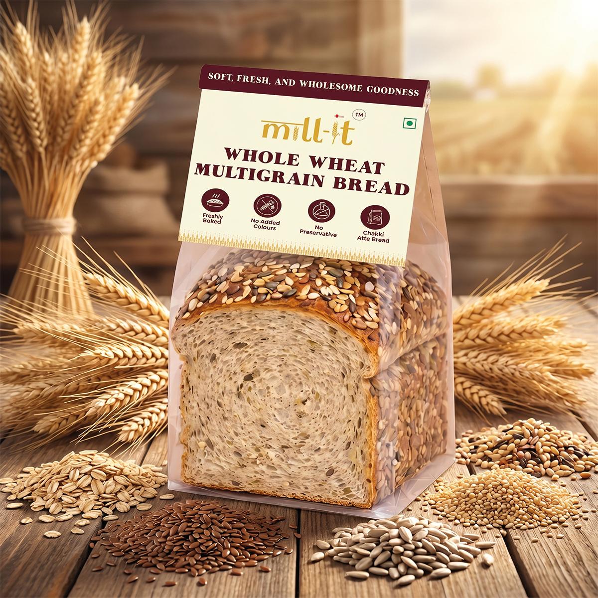 Freshly Baked Multigrain Bread thumbnail 3