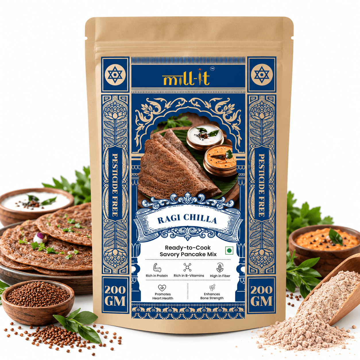 Ragi Chilla mix - 200 gm