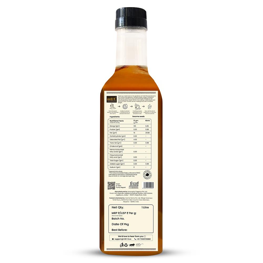 Cold - Pressed Sesame Cooking Oil thumbnail 7