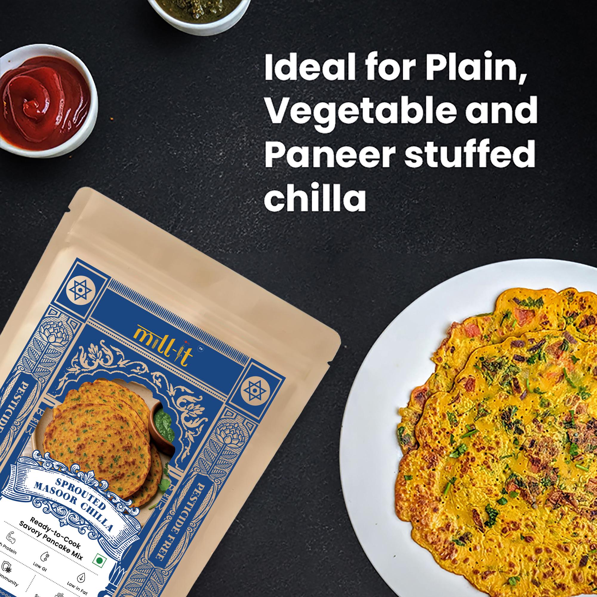 Sprouted Masoor Dal Chilla - 200 gm thumbnail 3