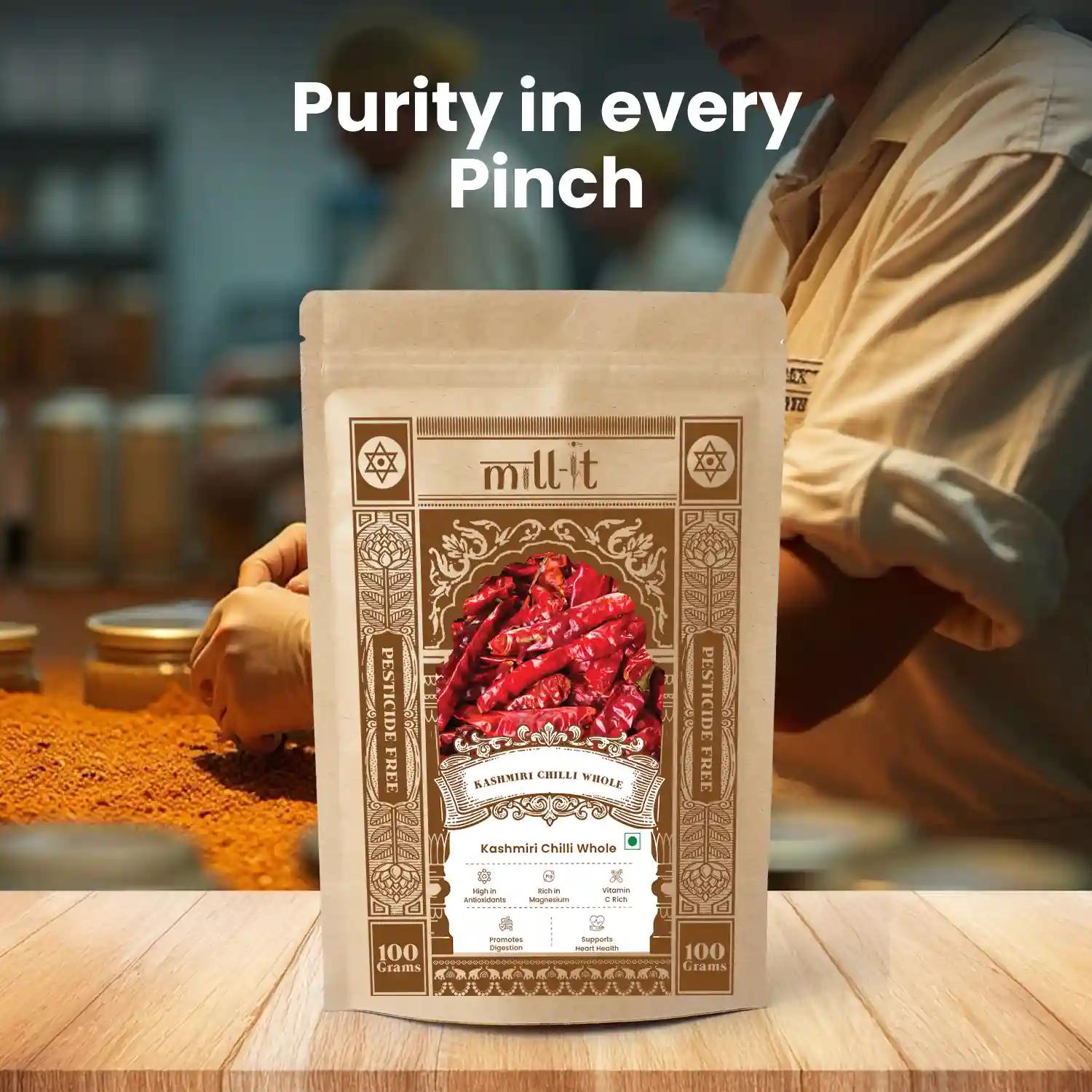 Kashmiri Lal Mirch Whole -25gm thumbnail 3