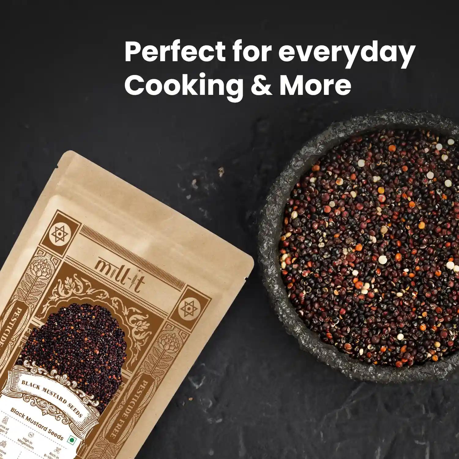 Black Mustard Seeds - 100gm thumbnail 3